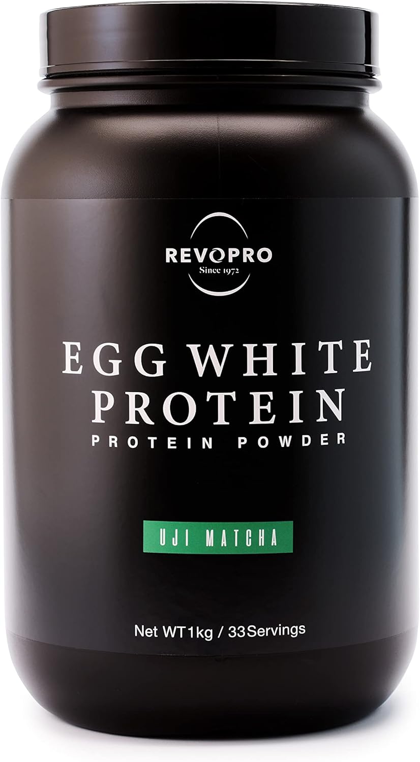 Amazon REVOPRO(レボプロ) EGG WHITE PROTEIN (卵白プロテイン) (宇治抹茶, ボトル