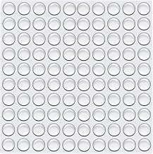 100Pcs Clear Rubber Feet, 6 * 2mm Self Adhesive Rubber Pads Sticky Dots, Non-Slip Cabinet Stoppers, for Furniture Drawer Doors Cutting Boards Small Appliances Electronic Products