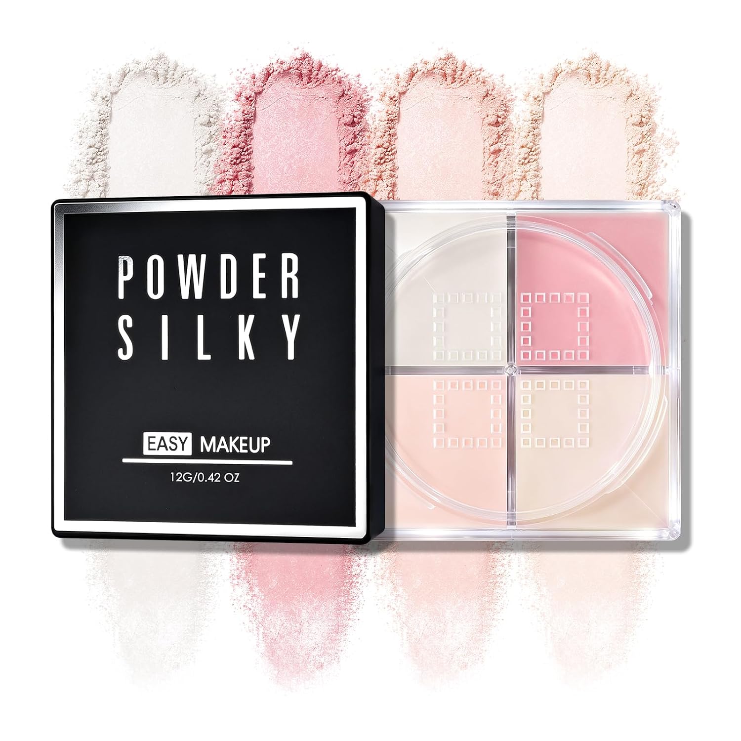 KYDA 4 Colors Baking Loose Powder, Brightening & Setting Powder