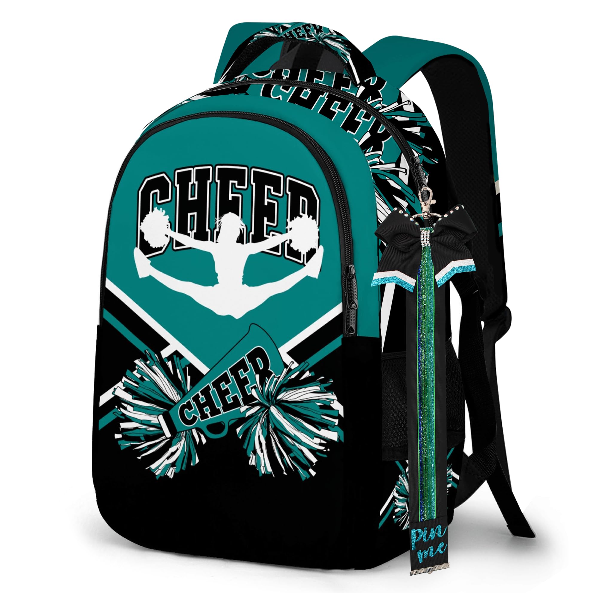 Cheerleader Rucksack mit Cheer Pin Gurt für Cheerleading Geschenke Teamfrauen