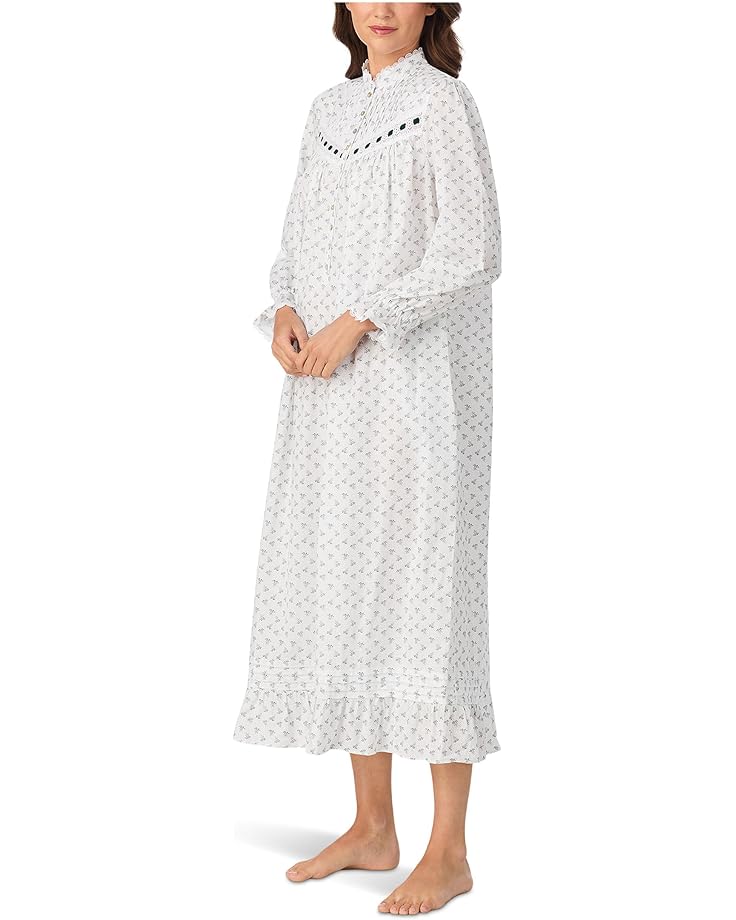 Eileen West Cotton Woven Lawn 50" Highneck Nightgown - #2 of 4