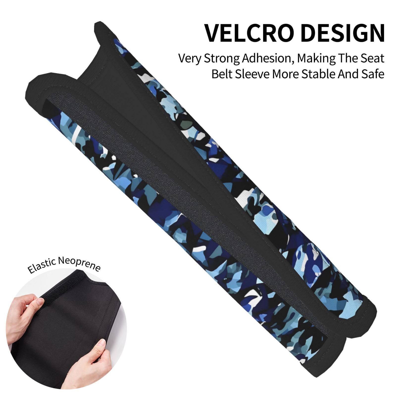 Lot De 2 Protège-ceintures De Sécurité Pour Voiture - Coussinets D'épaule Confort - Fermeture Velcro