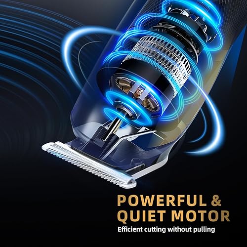 Miniatura 4 de Recortadora de barba para hombres, recortadora de pelo recargable para hombres, kit de aseo eléctrico para barba, cara, cuello, ingle y paisajismo,