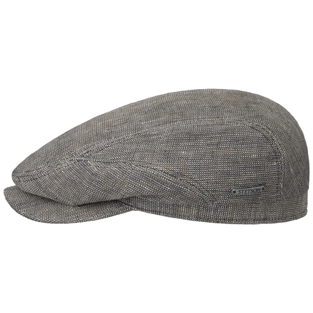 Stetson Gorra Brenscott Driver Hombre - Made in The EU de Lino Gorro Ivy con Visera, Forro Primavera/Verano