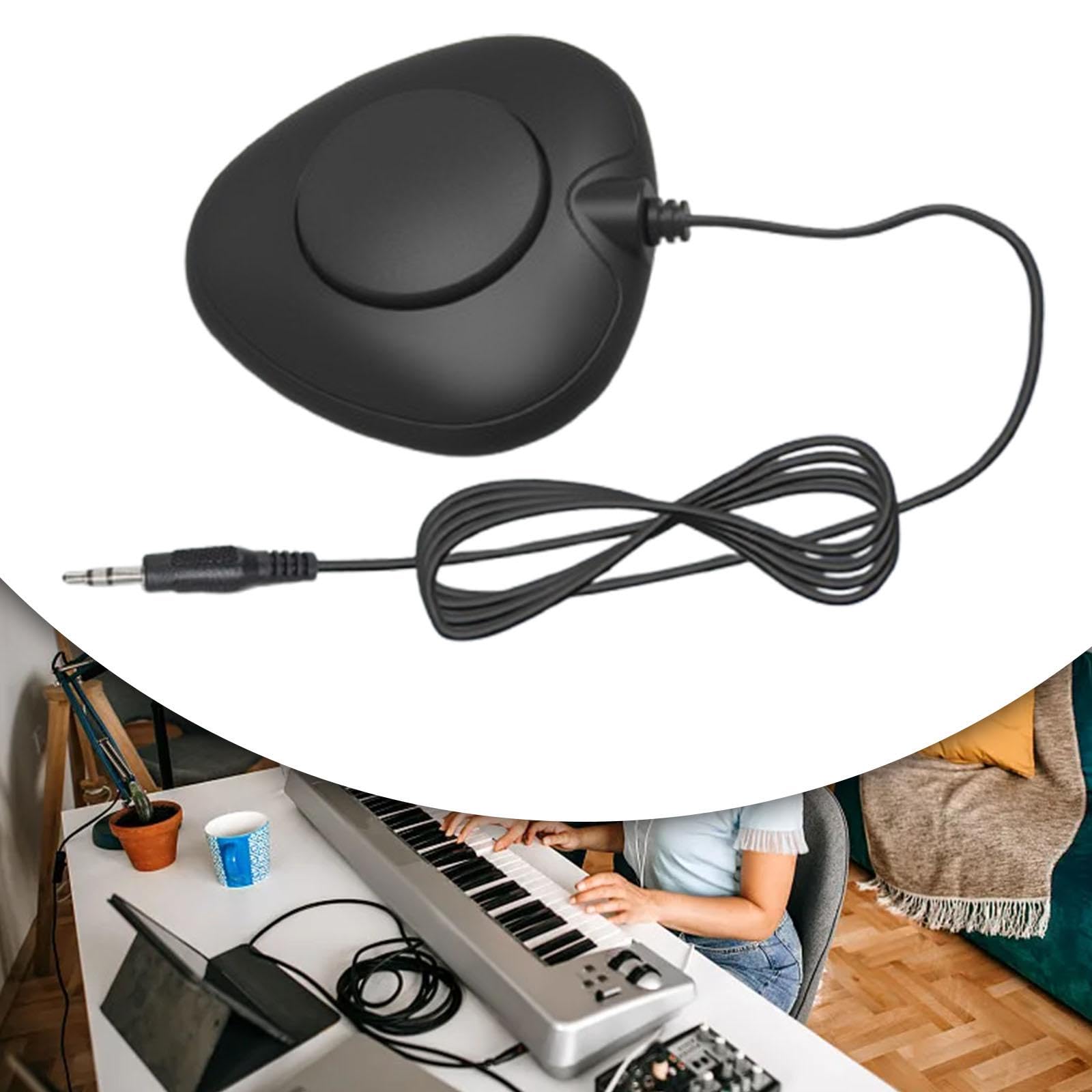 5 set di Sustain Pedal Quiet Single Pedal Keyboard per pianoforte digitale organo elettronico 6,5 mm
