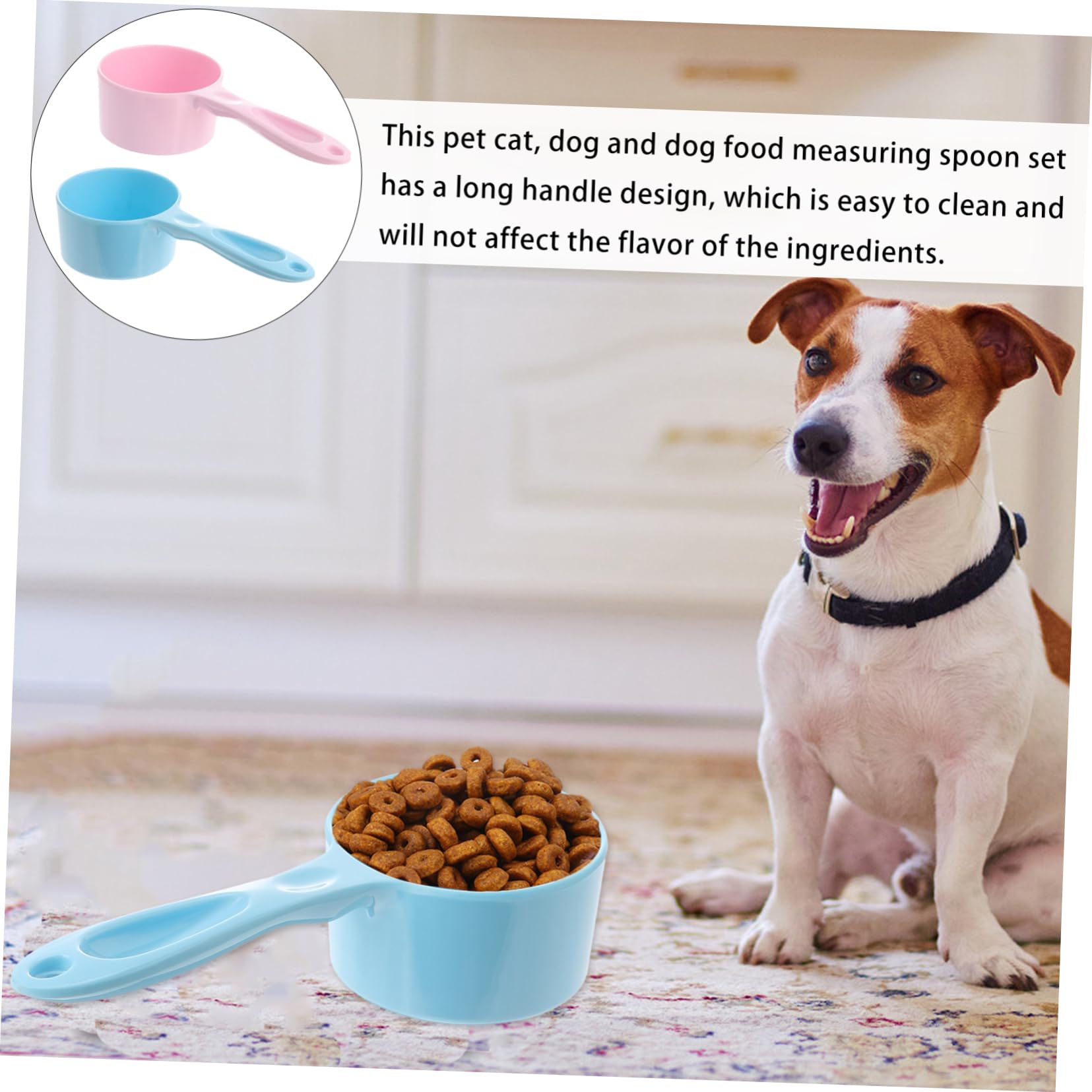 Amazon | CONGARTENO 猫犬用計量スプーンセット 50gサイズ ハンドル長