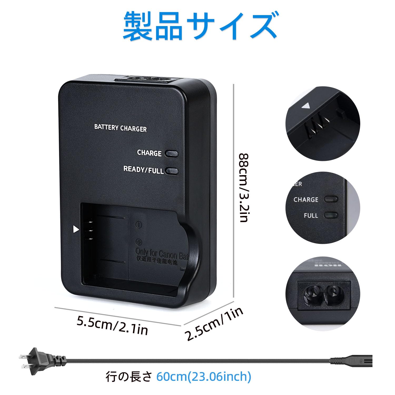 Amazon | KWTOUL CB-2LH NB-13L バッテリー充電器互換性がある Canon