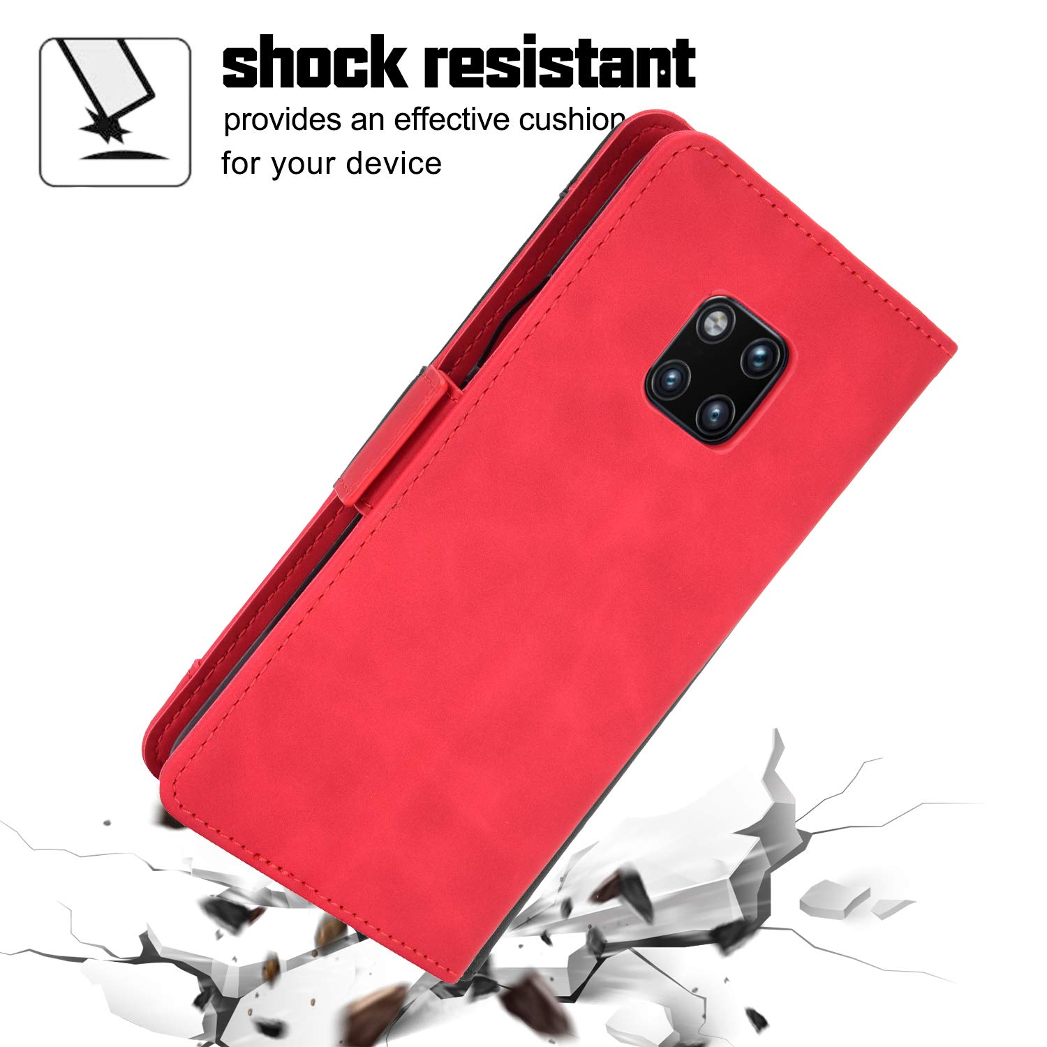 Asuwish Funda Para Huawei Mate 20 Pro Con Cristal Templado D 422254