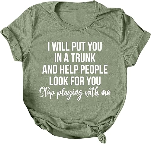 Technical Shirts - Blusa corta para mujer holgada casual con mangas impresas cuello redondo blusa para mujer