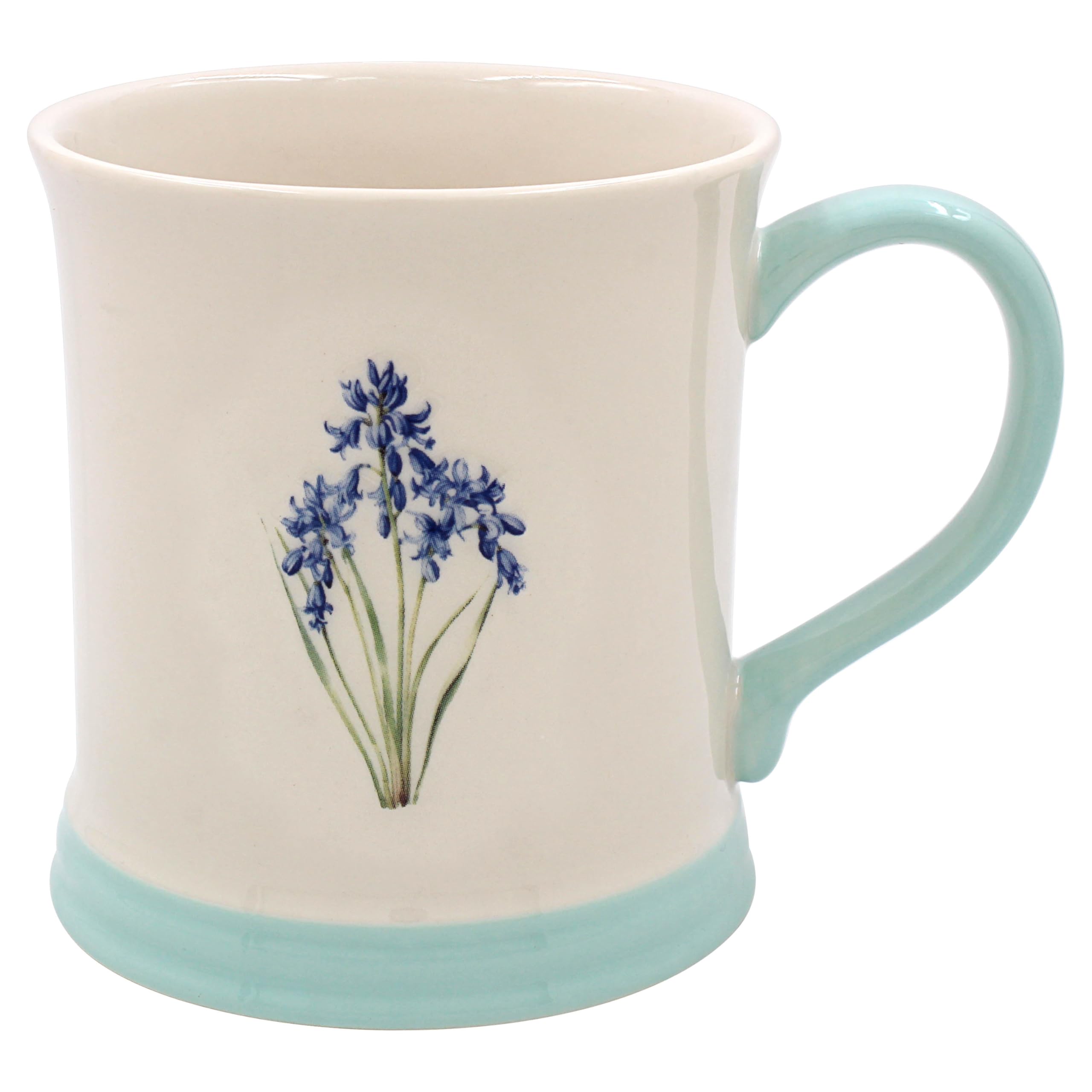 THE Leonardo Collection Bluebells Mug Embossed Country Life, Tea and Coffee Mugs for Hot Drinks | Fine China Printed Mugs for Kitchen & Home | Reusable Ceramic Cups for Every Occasion