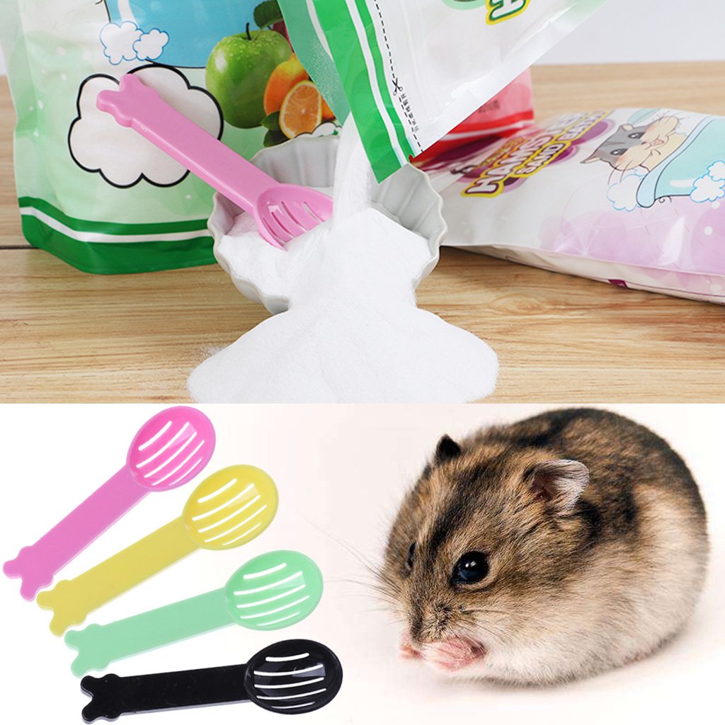 Cuillère de bain pour hamster, petit animal, cuillère à sable, outil de nettoyage pour animal de compagnie