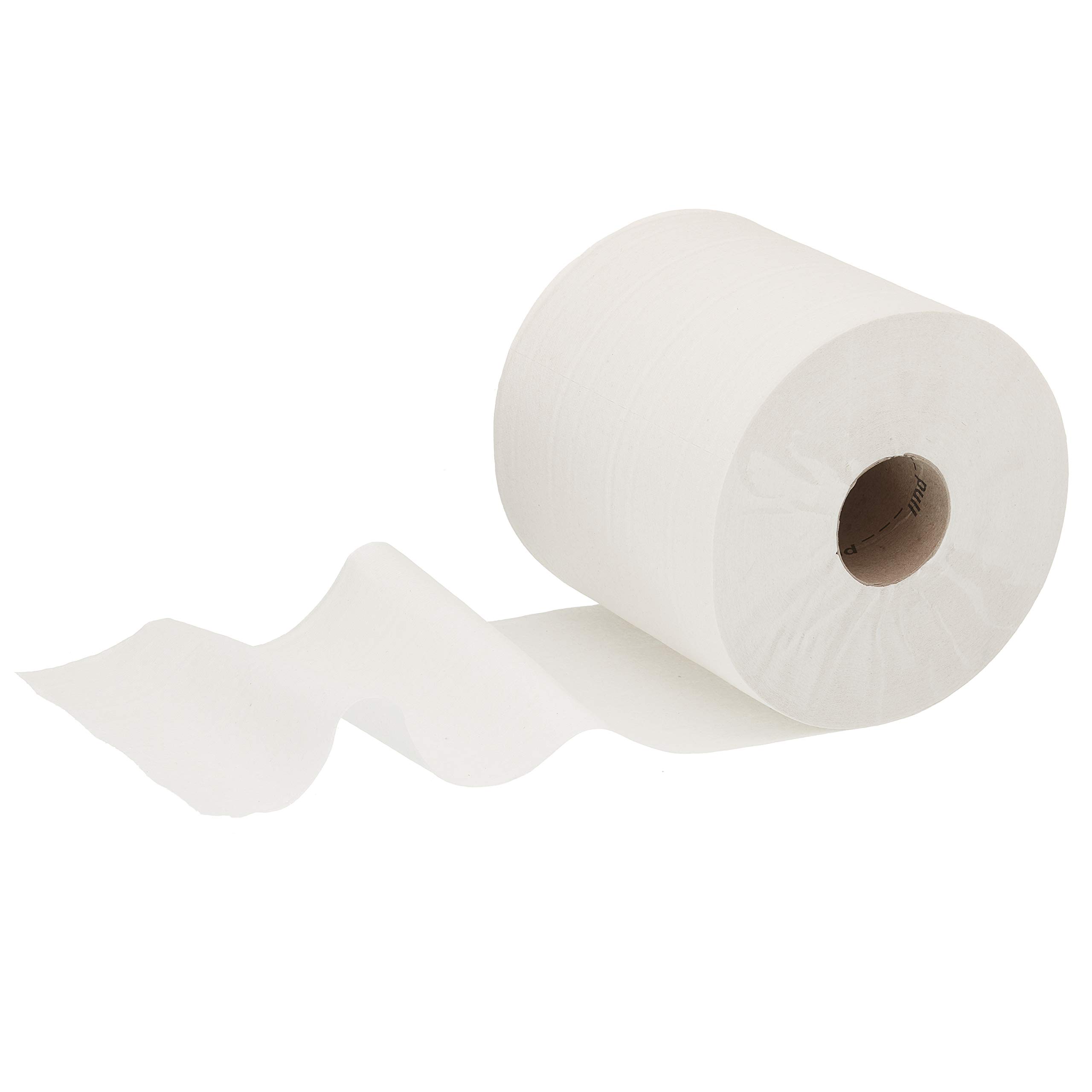 WypAll 7490 Rollo de dispensación central de paños de celulosa para alimentación e higiene L10 para dispensador Roll Control, 1 capa, Blanco, 6 rollos x 630 hojas
