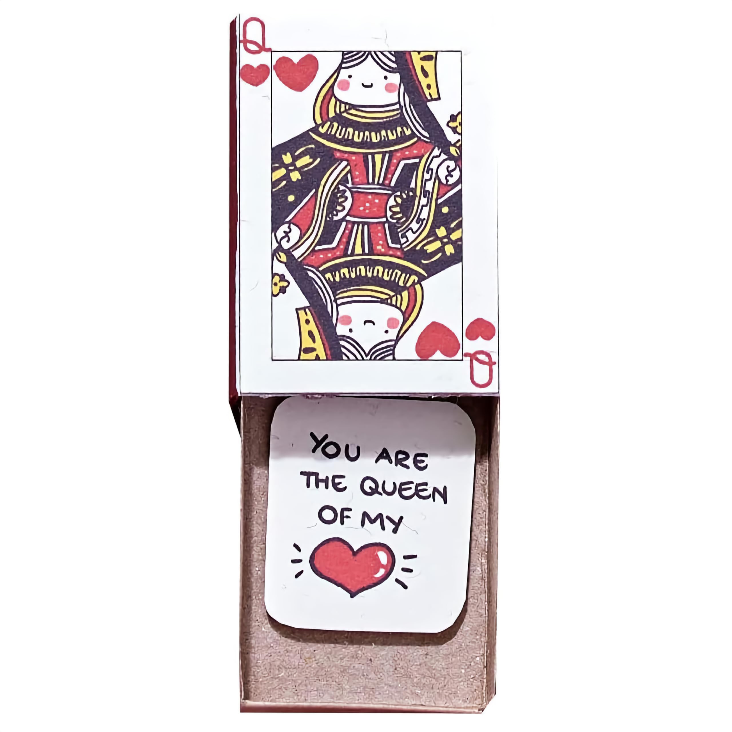immi Mini Überraschungs-Geschenk 3XU Grußkarte (Queen of my heart)