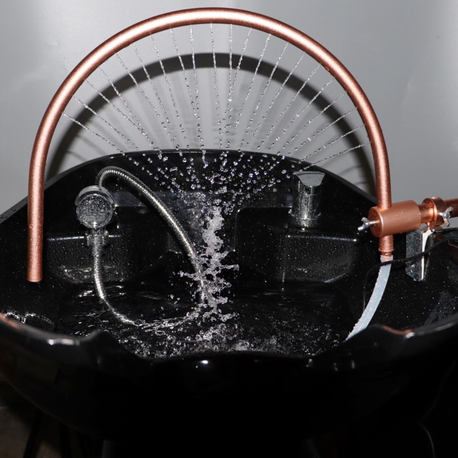 Estante de circulación de agua con cabezal ajustable, incluye bomba y abrazadera de fijación de metal para equipos de masaje y spa