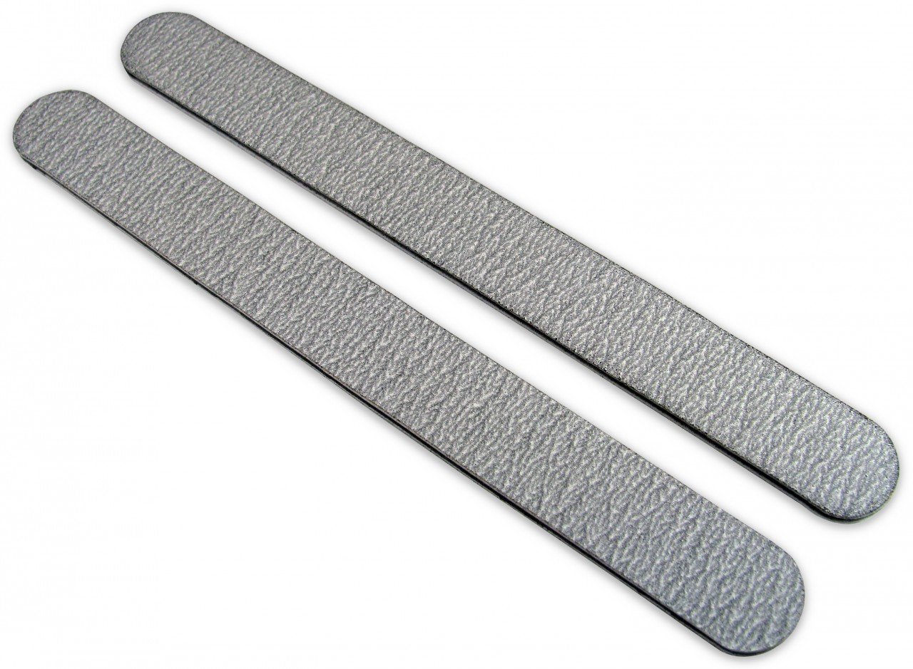 Premium Zebra 180/180 (Blk Ctr) Washable Nail File 12 Pack