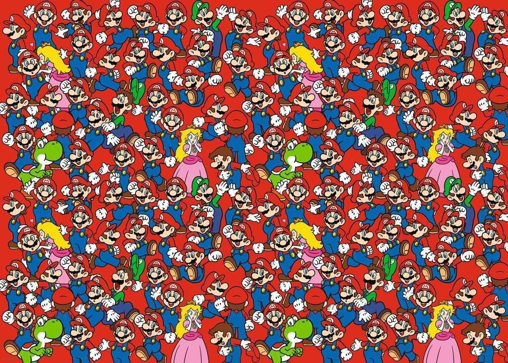 Ravensburger - Super Mario Challenge Collection 1000 Pieces Jigsaw Puzzle Gift for Her or Him Adult Puzzles