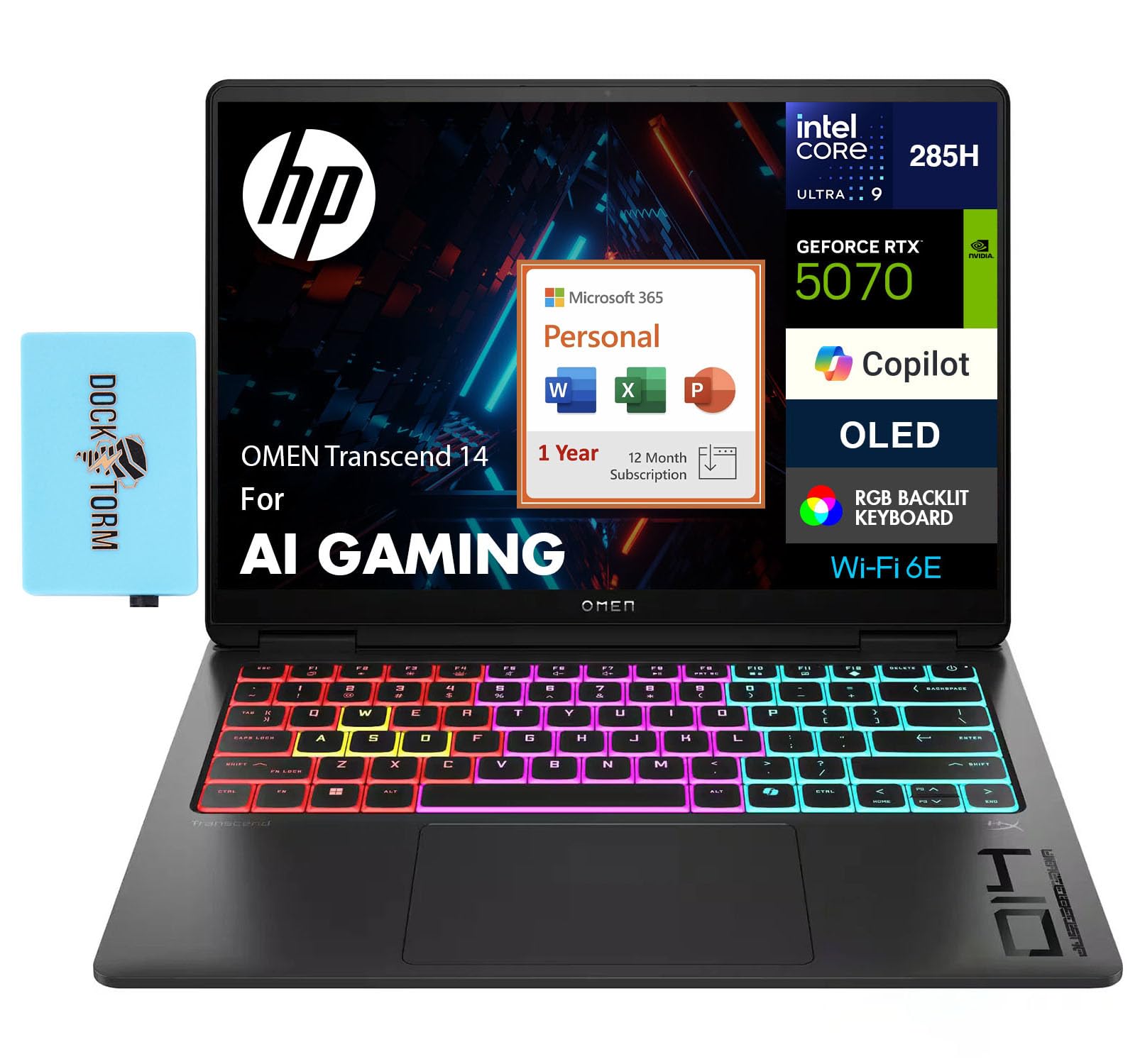 Amazon.com: HP OMEN Transcend 14 AI Gaming Laptop 14.0