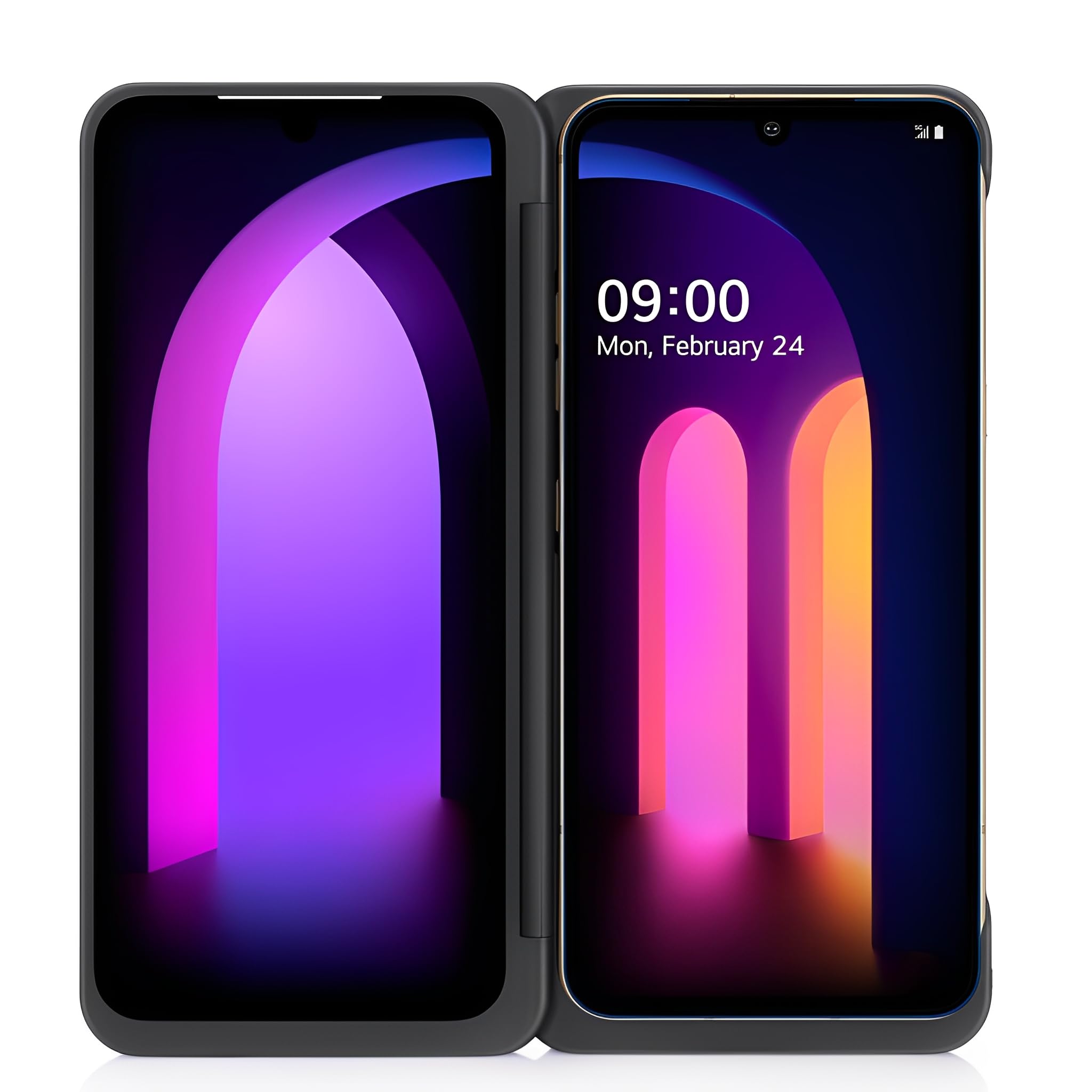 Amazon.co.jp: VBESTLIFE V60/ ThinQ 5G 用デュアル スクリーン ケース