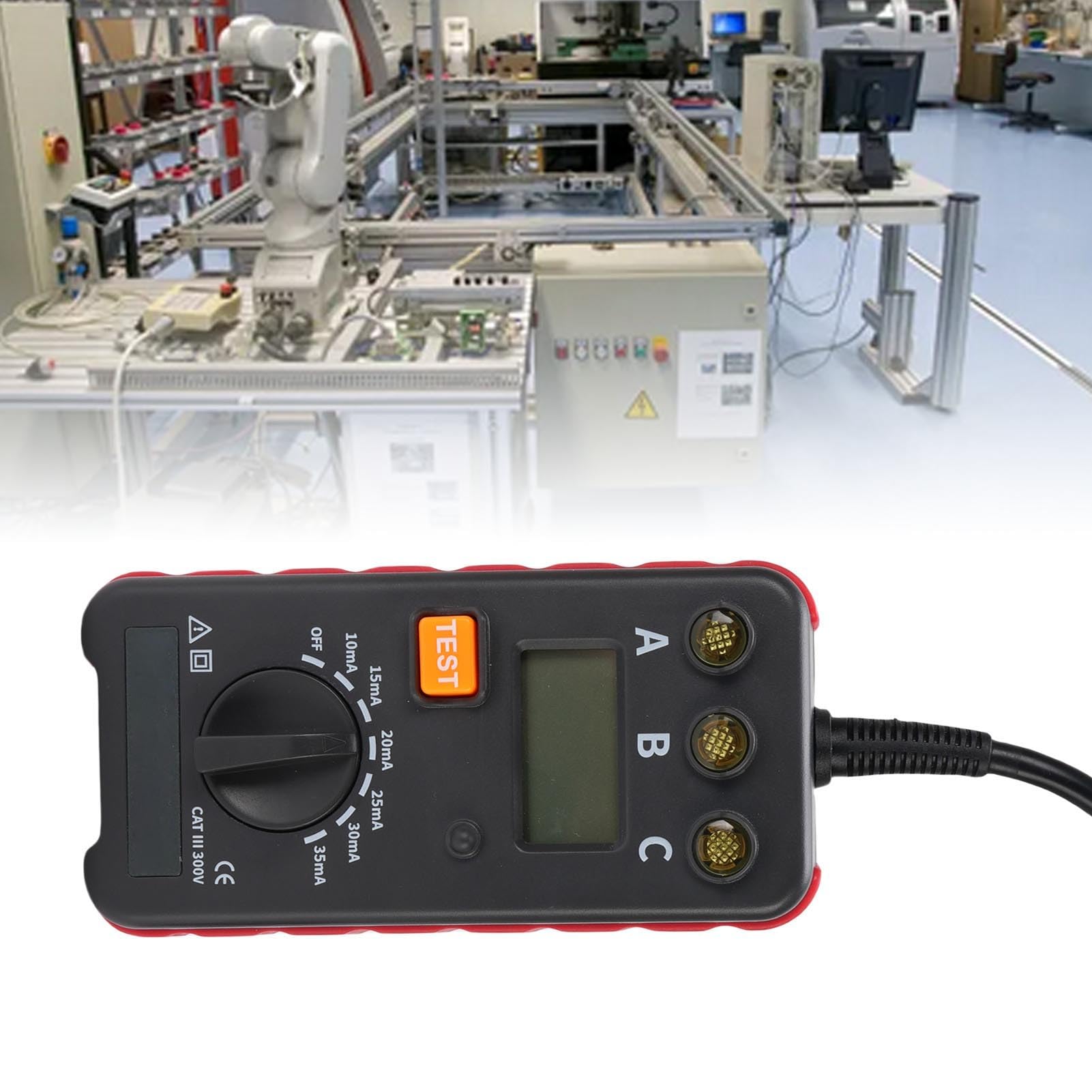 Medidor de Tiempo del Probador del Probador de Protector de Fuga (Enchufe de la UE 100-240V)