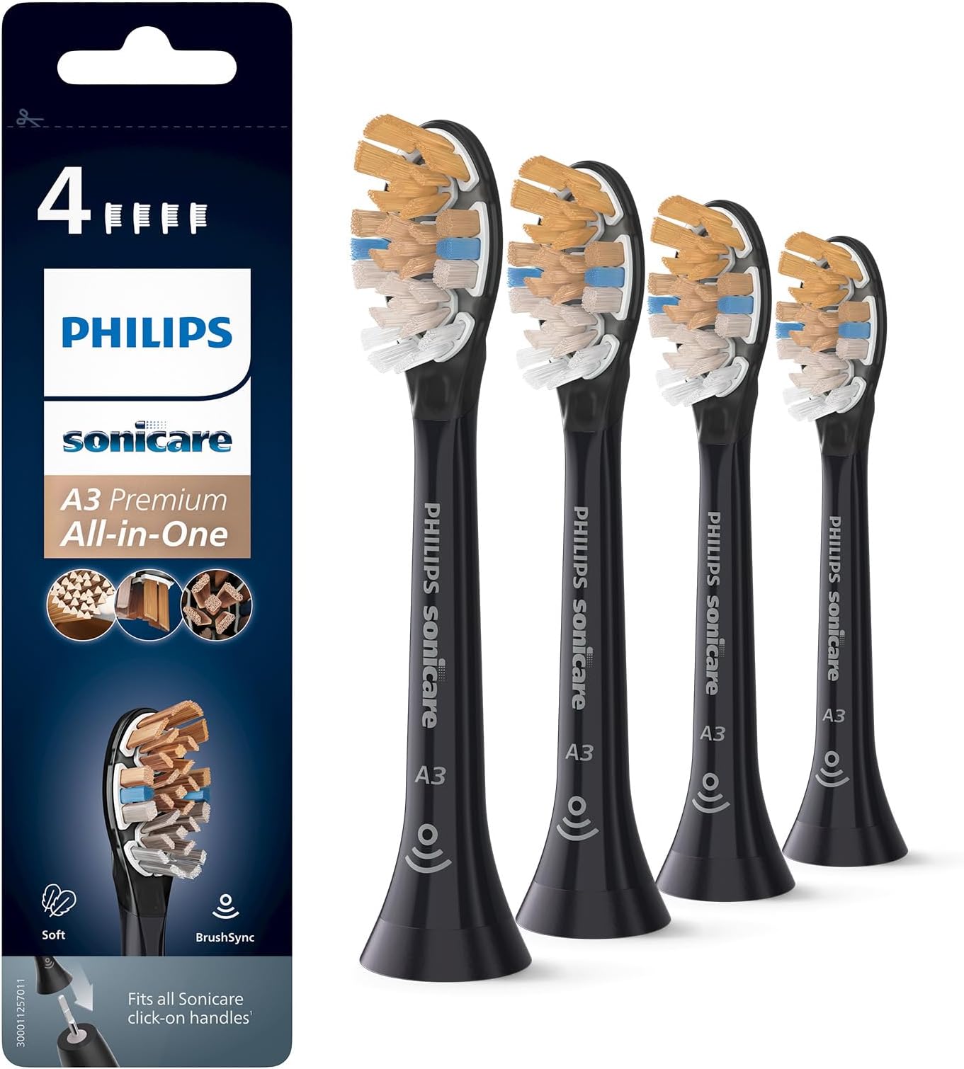 Sonicare Genuine A3 Premium All-in-One Replacement Electric Toothbrush Head – outdated Product