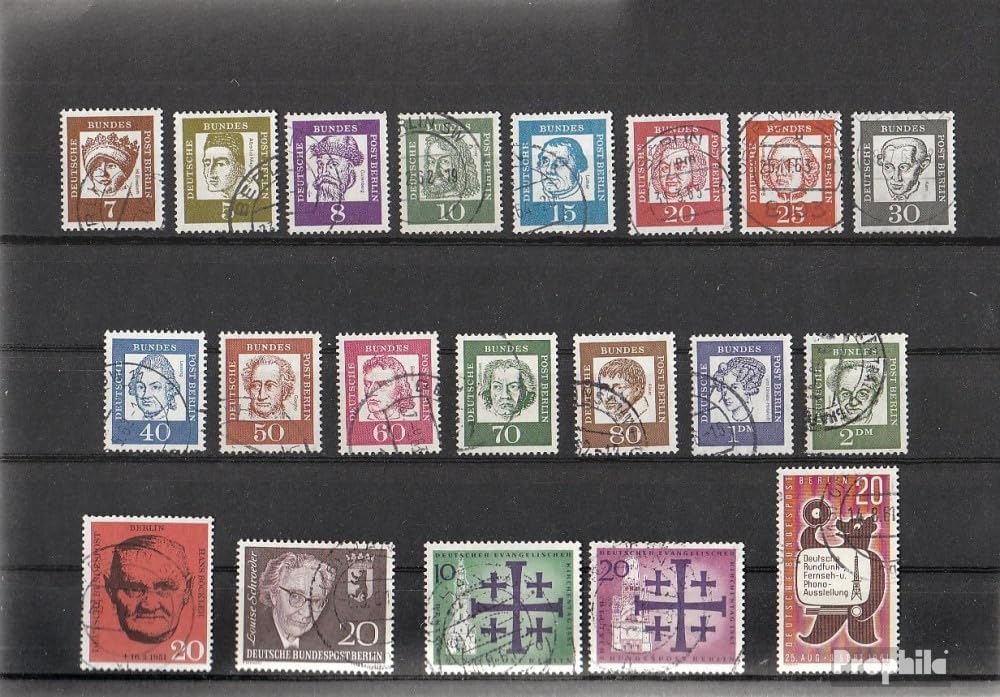 Berlin (West) 1961 fine Used/Cancelled Complete Volume in Clean Conservation (Stamps for Collectors)
