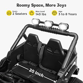 Amazon.com: FUNTOK 24V Ride On Truck for Big Kids, 2 Seater Amazon.com: FUNTOK 24V Ride On Truck for Big Kids, 2 Seater