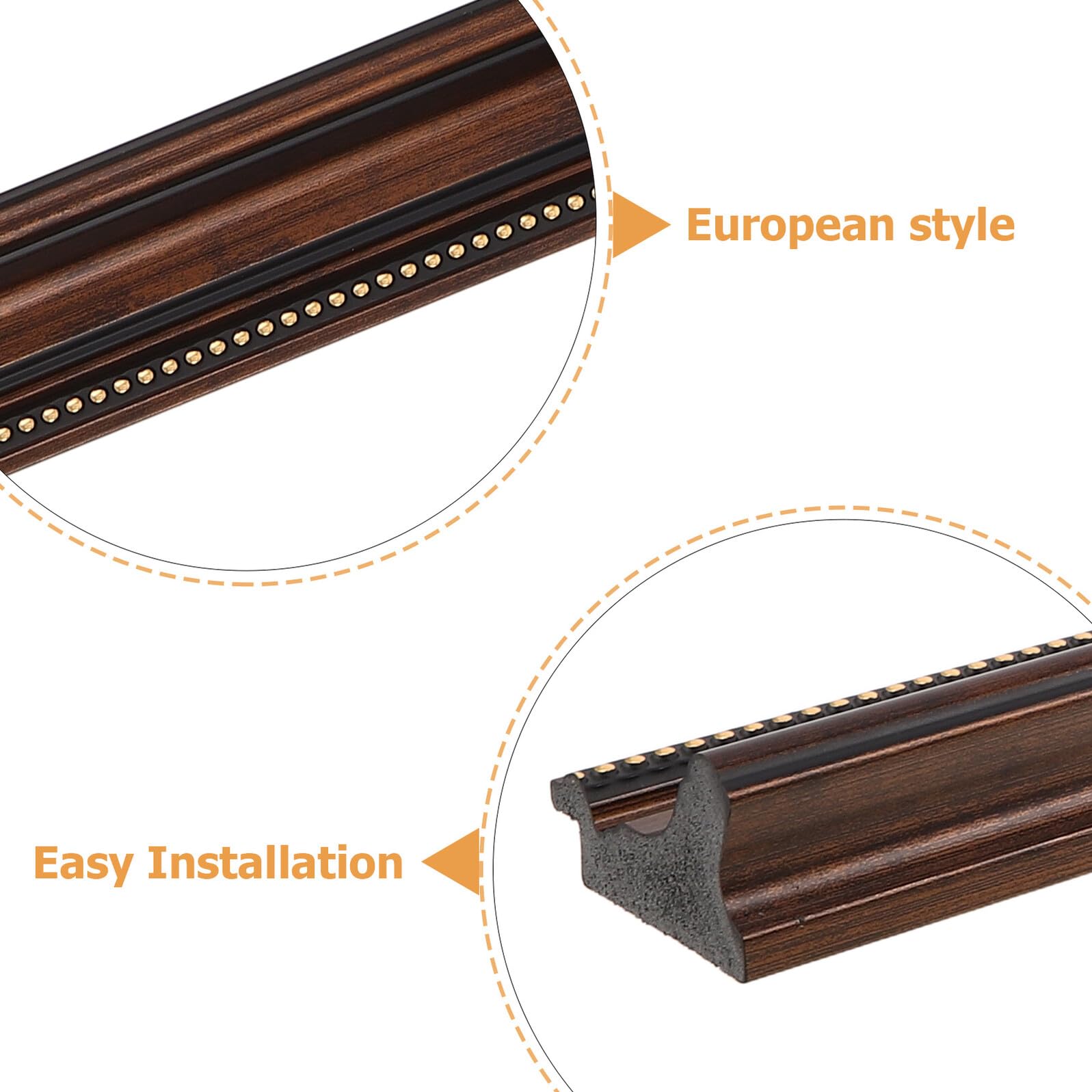 Bande de Fabrication de Cadres Style Vintage Européen, 4 Pièces