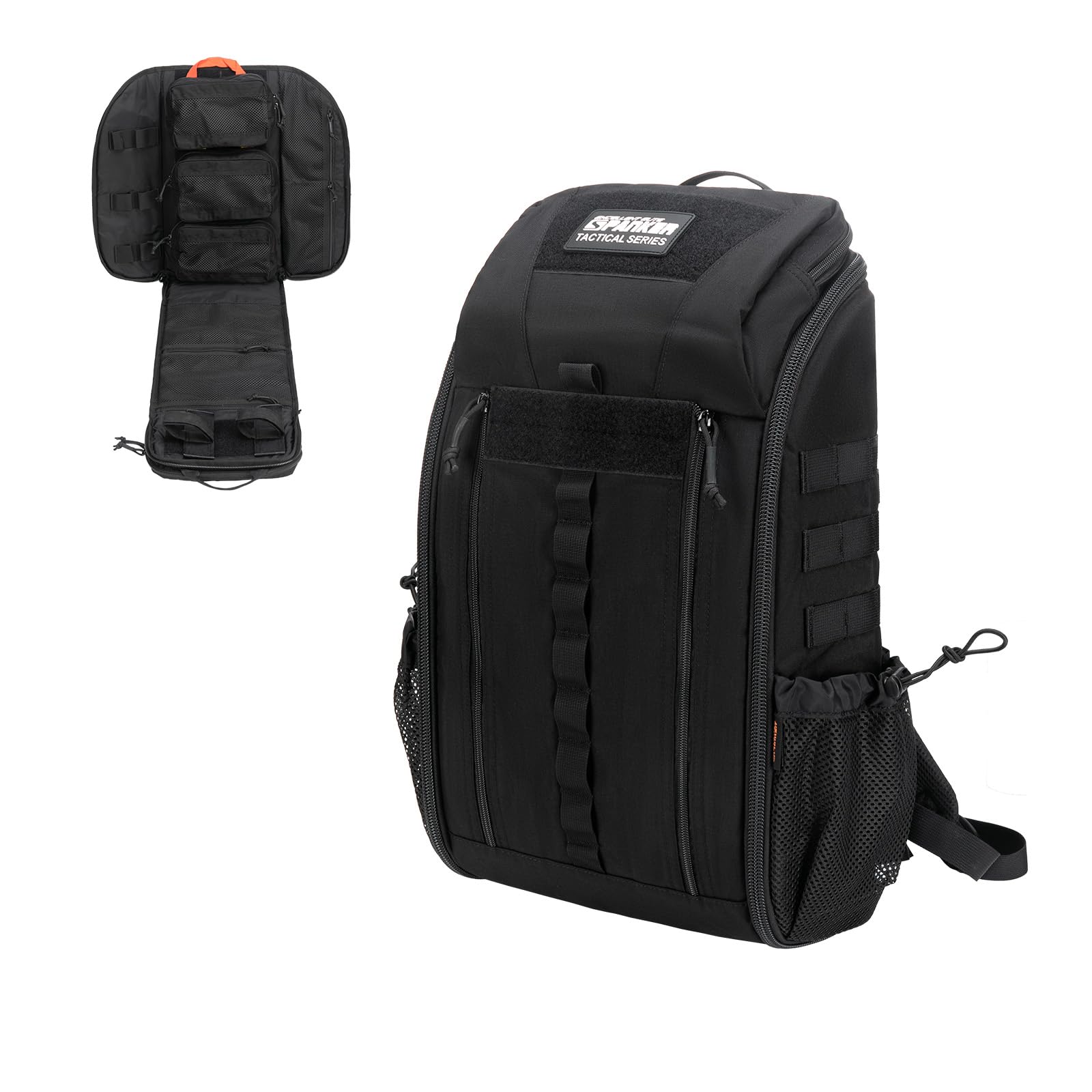 EXCELLENT ELITE SPANKER Mochila Médica Mochila Táctica Mochila Outdoor Camping Supervivencia Primeros Auxilios Mochila(BLK）
