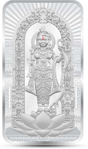 Precious Moments Ram Lalla Silver Coin 10Gms|20Gms|50Gms|100Gms| Available BIS Hallmarked 999 Pure with Gift Box by ACPL