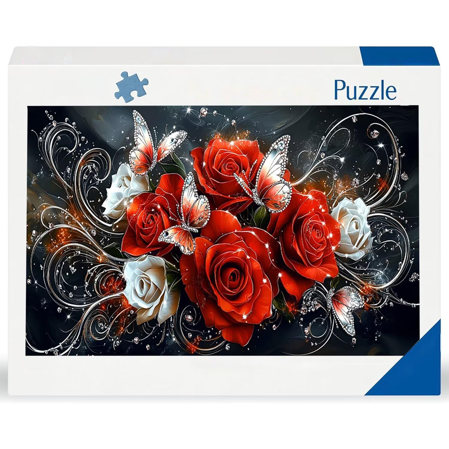 Różowy motyl - Puzzle 900 sztuk dla dorosłych - Puzzle DIY, kreatywna rozrywka, sztuka nowoczesna, klasyczne puzzle dla dorosłych i młodzieży w wieku 12 lat, pomysł na prezent dla mężczyzn i kobiet 87