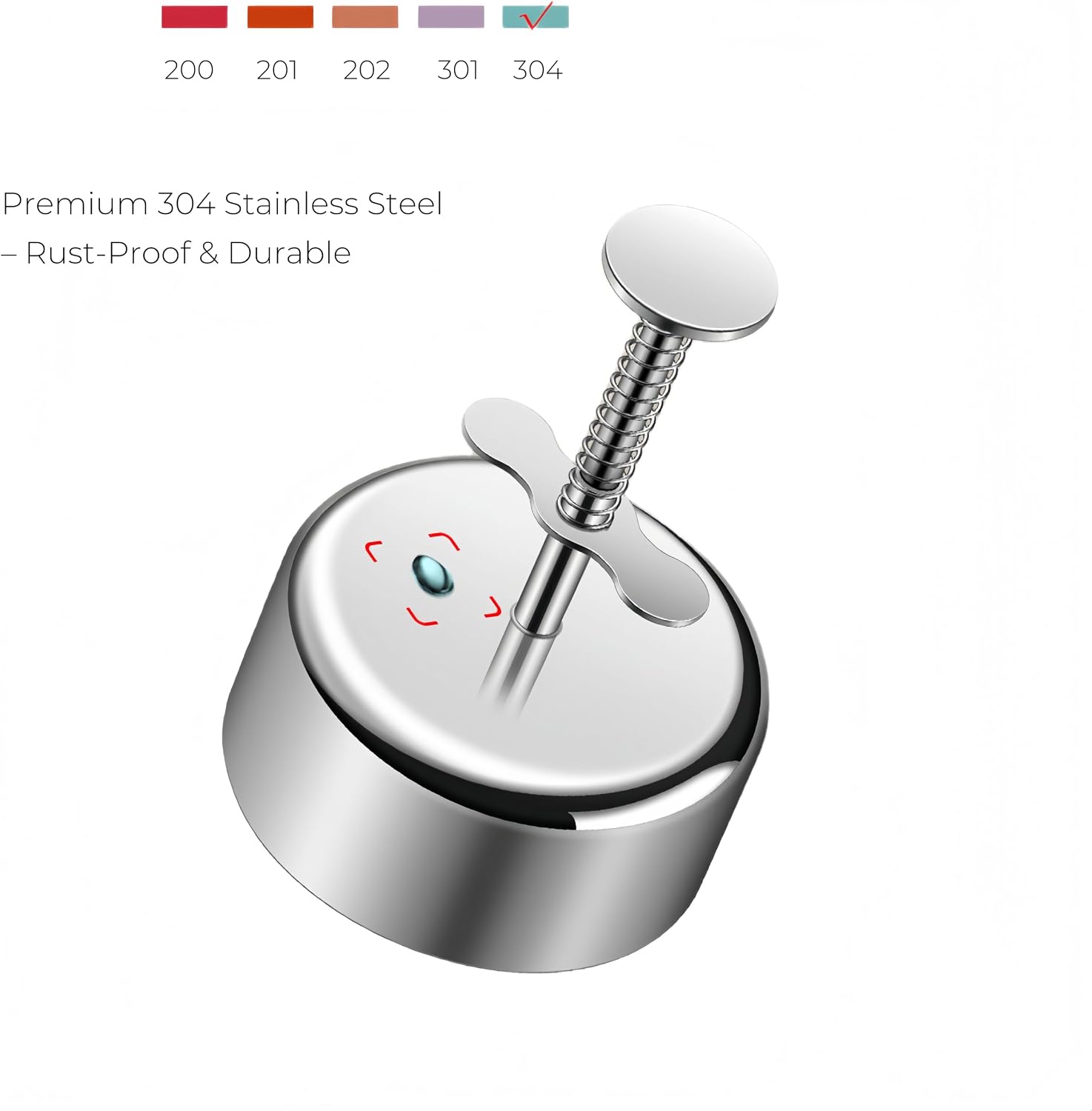 Filipino Polvoron Molder, 304 Stainless Steel Cookie Press