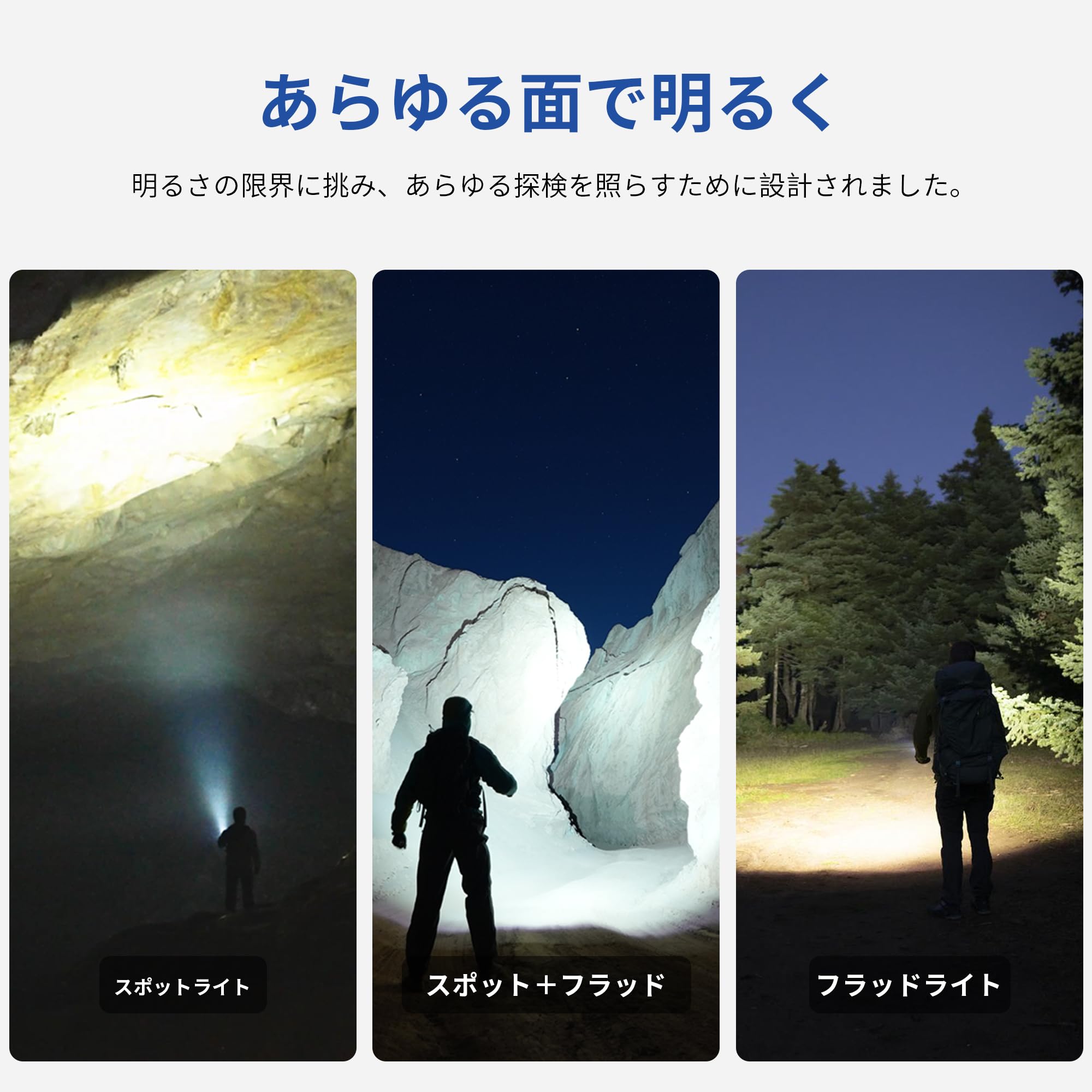 Amazon.co.jp: WUBEN(ウーベン) X1Pro 懐中電灯 强力 12300 ルーメン