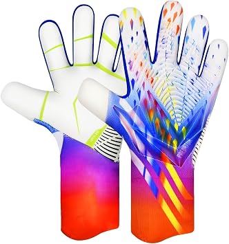 Soccer Goalkeeper Gloves, Ultimate Grip Football Goalie Gloves with Size 6/7/8/9/10, Strong Receiver, American Football for Men, Boys, Youth, Adult, Kids and Small Hands