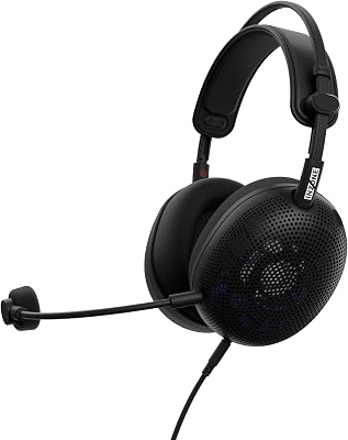 Sony INZONE H6 Air Open-Back Wired Gaming Headset for PC, PS5 & Mobile – Ultra‑Lightweight Over‑Ear Headphones, Detachable High-Fidelity Mic, 360 Spatial Sound, USB‑C Audio Box, Black