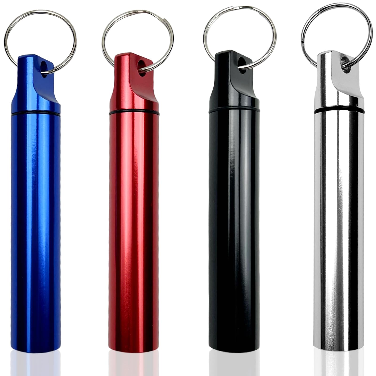 4PCS Metal Portable Toothpick Holder Box – Waterproof Pocket Container with Keychain for Travel, Camping, and Outdoor Use-image-39