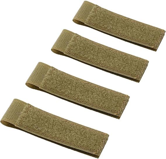 Molle Patch Panel Straps,Molle Straps Attaching Tactical Patch,Molle Hook and Loop Panel Straps 31for 3-inch High Patch(4 Pack)