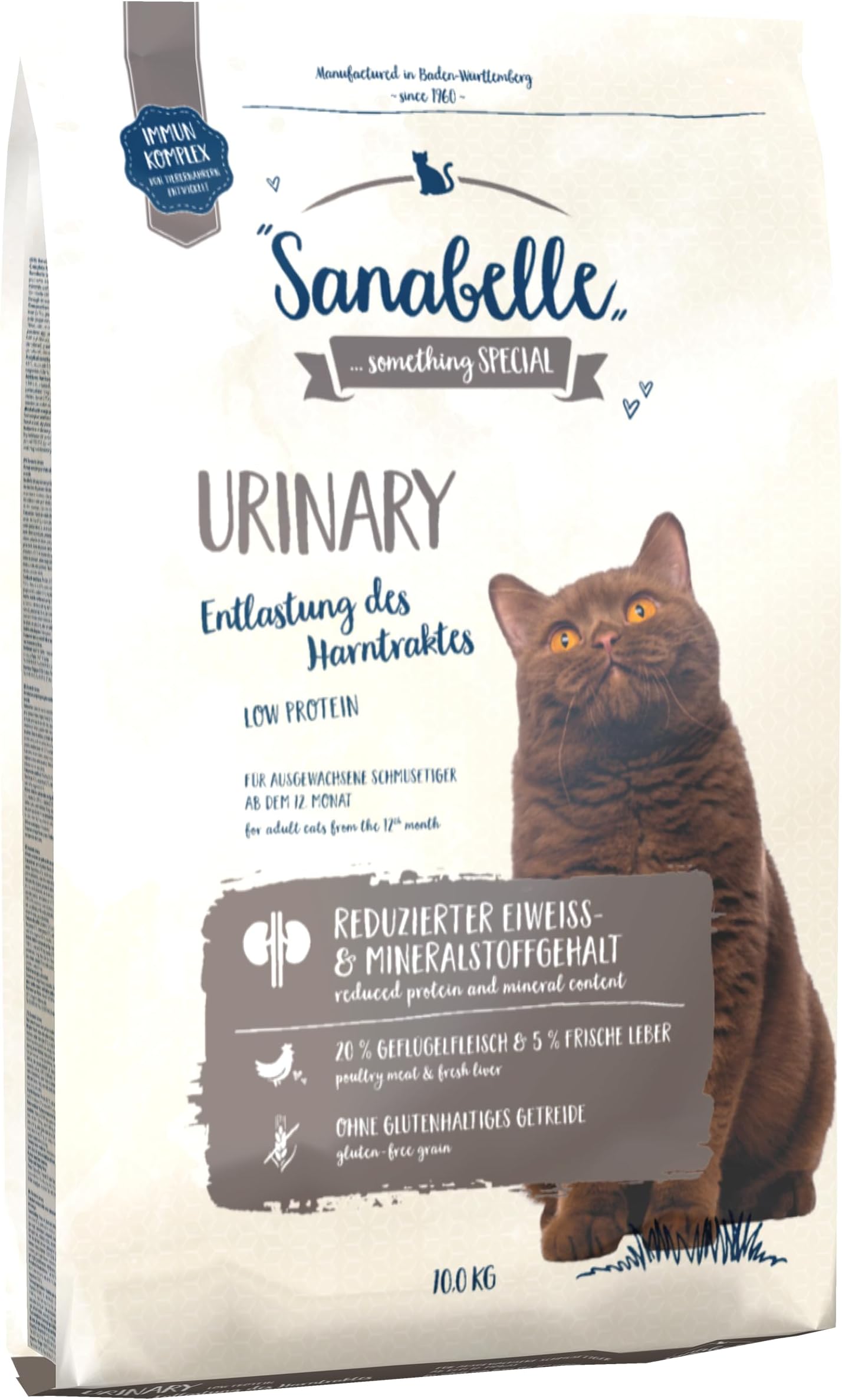 Sanabelle Urinary Dry cat food for adult cats of all breeds to relieve the urinary tract, 10.50 kg
