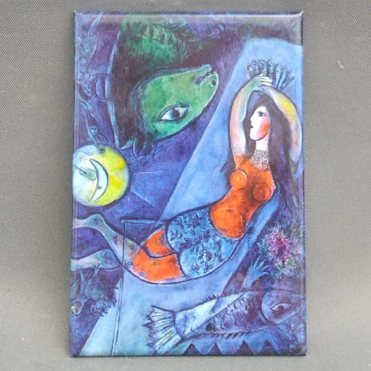 美術館グッズ〔海外〕 マグネット 青いサーカス シャガール