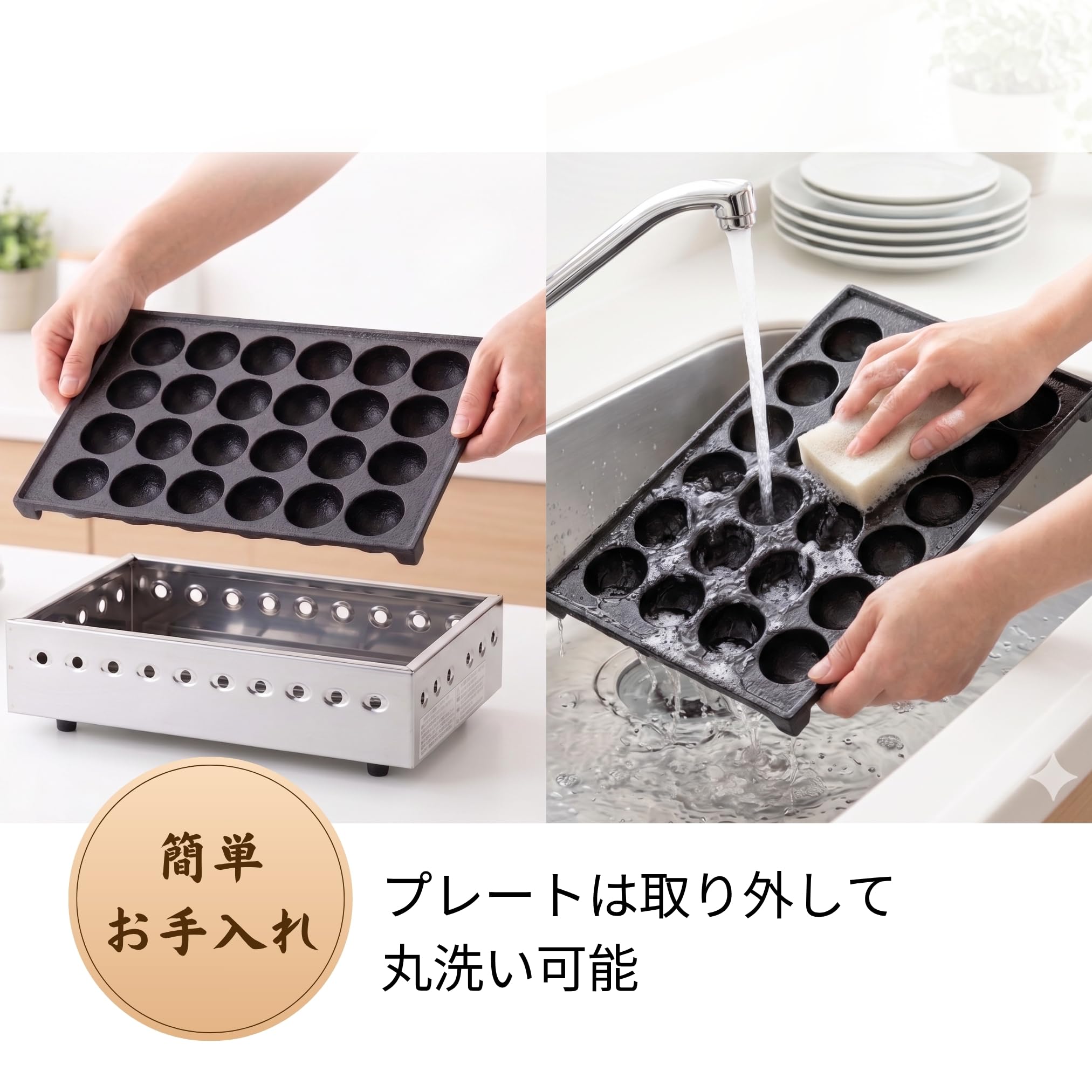 Amazon | ヤマキン ジャンボたこ焼器 大玉 Y-20B LPガス Y-20B・LP