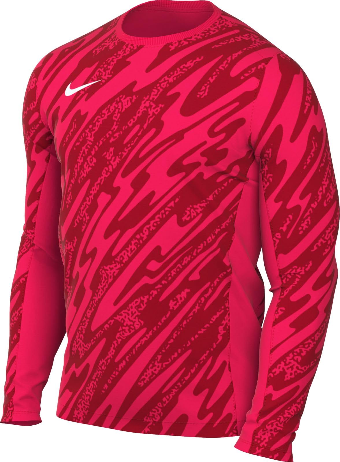 Nike FD7474-644 Maglia Dri-FIT Gardien V GK Sweatshirt Men's Laser Crimson/University RED/White Size M