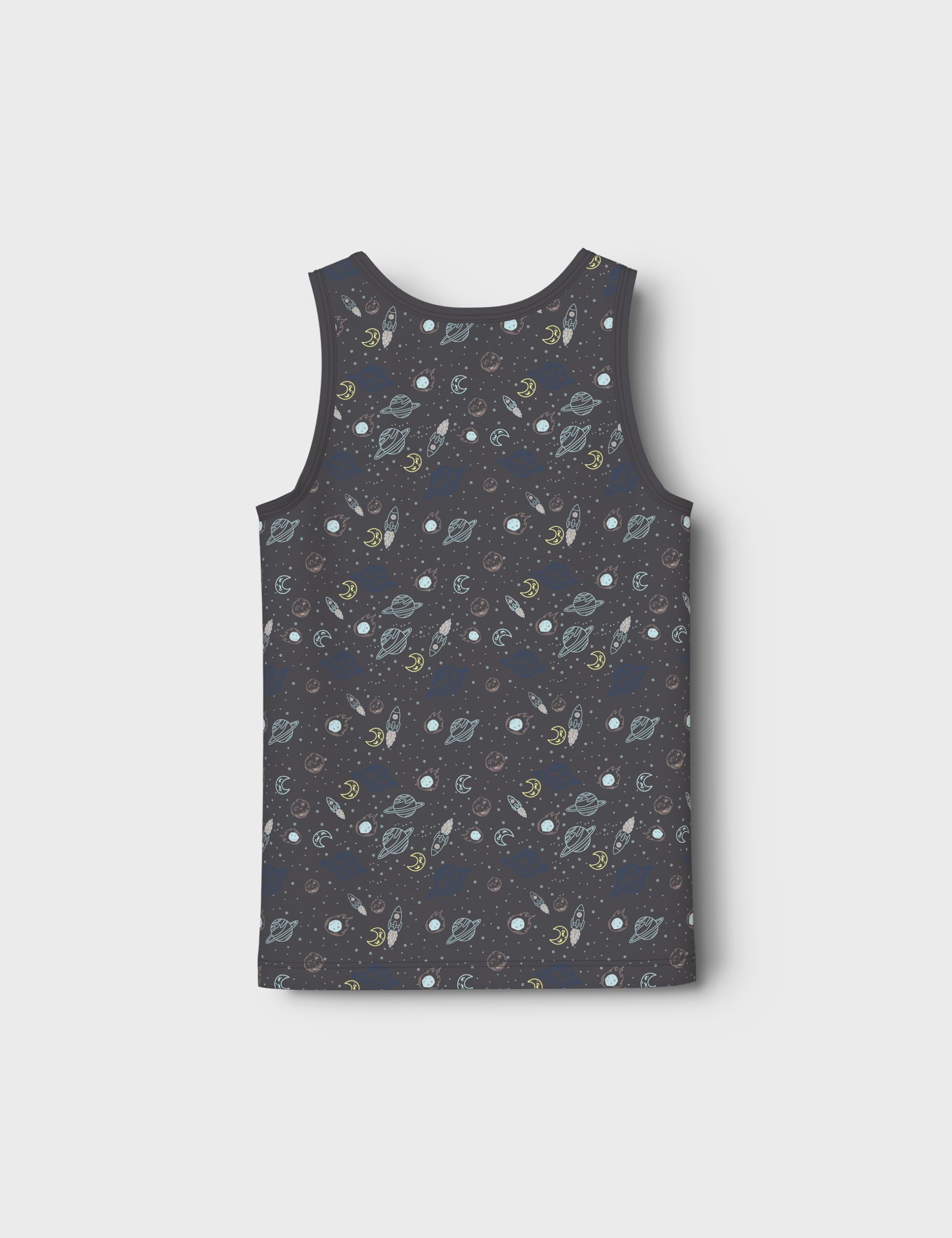 Name it kids Chłopięcy Nkmtank Top 2P Iron Space Noos (2 sztuki), Forged Iron, numeric_146