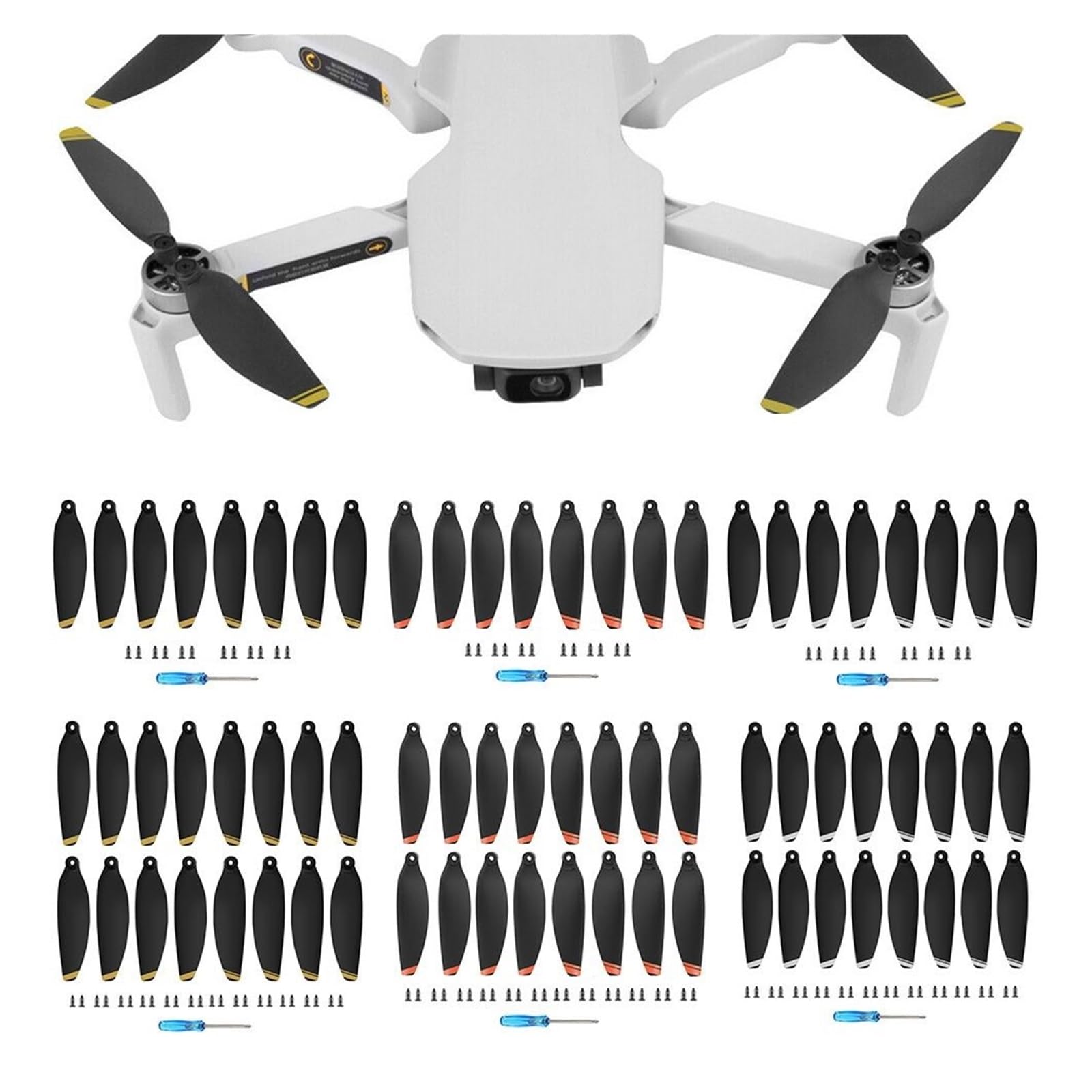 Compatibile con, DJI, Mini 2 SE Eliche 4726F
