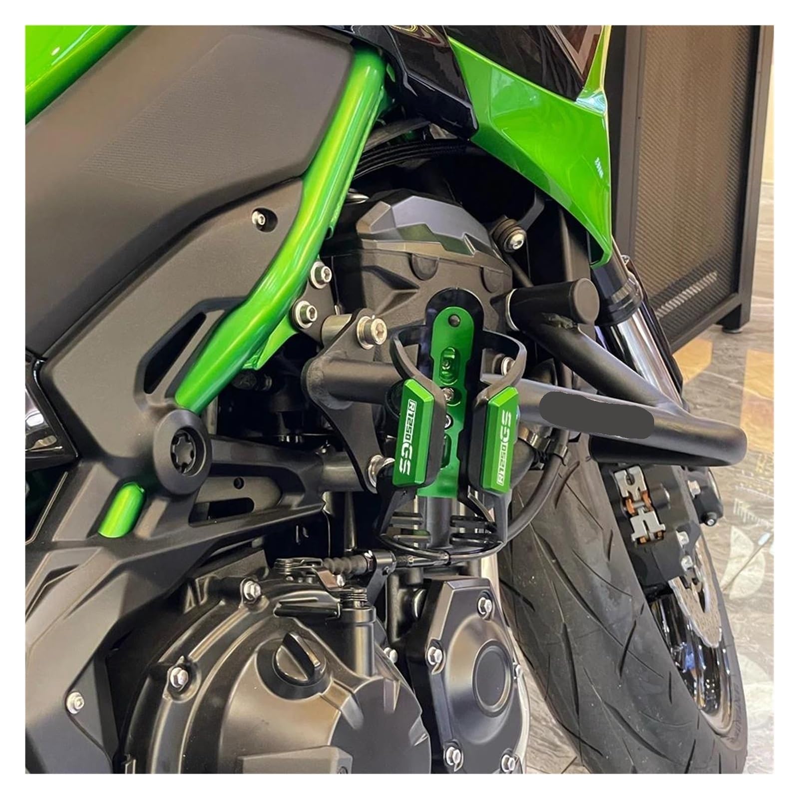 Porta Borracce per Moto per BM&W R1250GS Adventure R1250GSA R 1250 GS 2018 Accessori Moto CNC Bevanda Bottiglia di Acqua Tazza di Bevanda Bollitore Supporto(4)