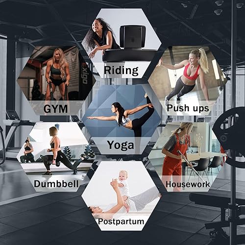 Miniatura 5 de Vigorix Traje de sauna para mujer, de neopreno, adelgazante, entrenamiento, sudor, sauna, chaleco de sauna, entrenamiento de cintura para mujeres,