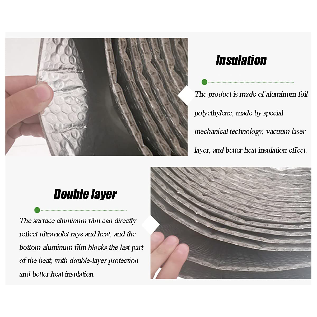 Isolante Termico Riflettente Foglio isolante per radiatore Foglio isolante a bolle in rotolo Foglio isolante termico Foglio isolante termoriflettente Materiale isolante impermeabile per soppalco, pav