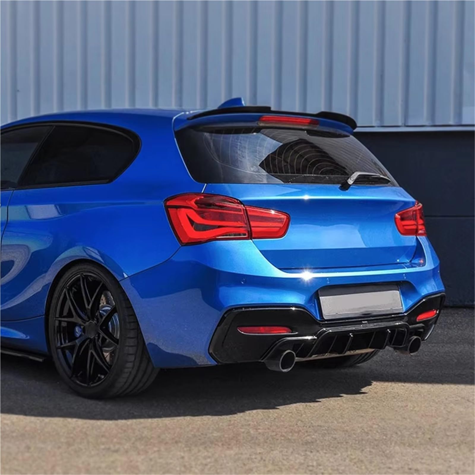 Spoiler Posteriore Per BMW Serie 1 Hatchback F20 F21 2012-2017 2018 2019 2020 Spoiler Posteriore Per Baule Spoiler Posteriore Per Tetto Sport Racing Alettone Posteriore(Gloss Black)