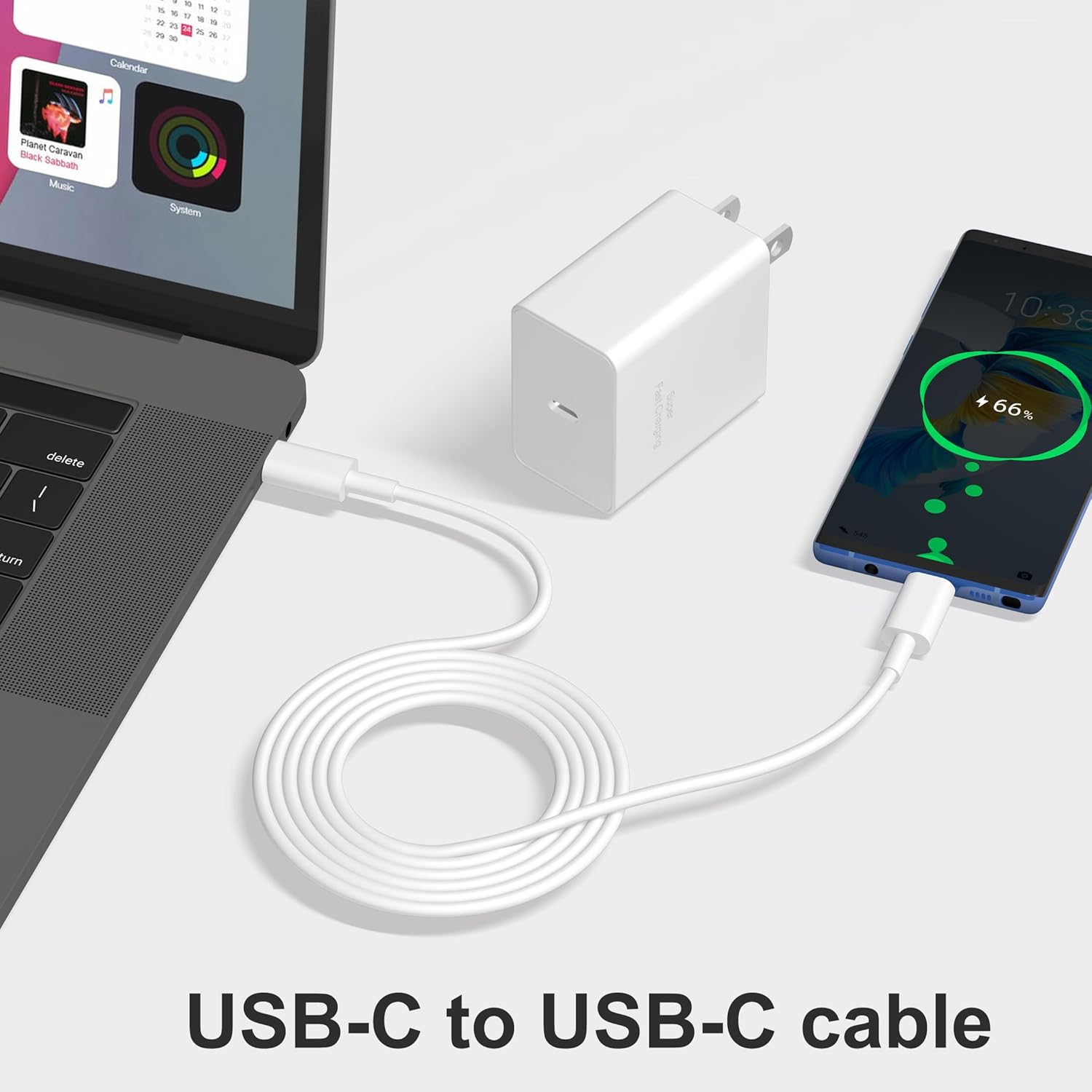 iPhone 17 16 15 Charger Fast Charging,45W USB C Fast Charger Block Dual Port with 10FT Type C Cable Cord for iPhone 17/17 Pro/17 Pro Max/16 Pro Max/16 Pro/16/16 Plus, 15 Pro Max/15 Pro/15（White）