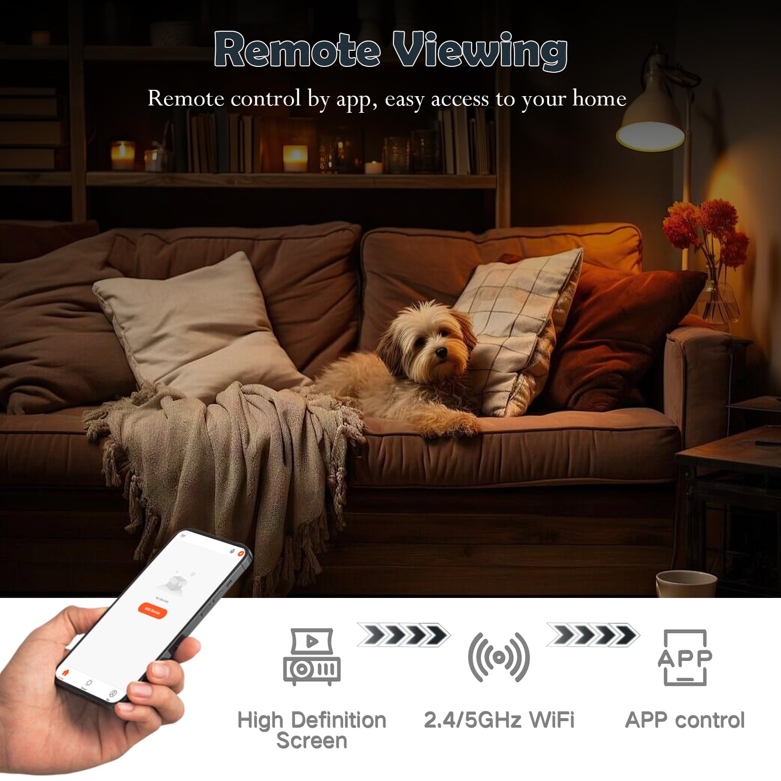 Camera Nanny WiFi 1080P Motion Detection - Dettaglio