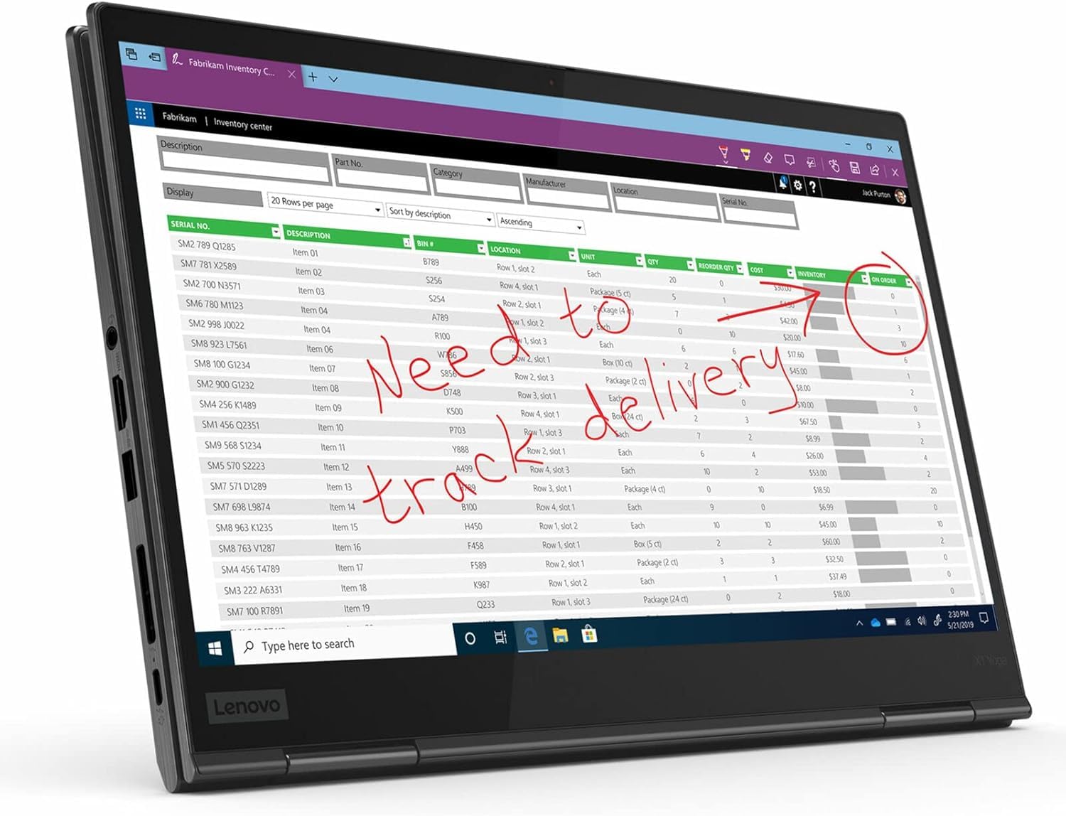 Lenovo ThinkPad X1 Yoga Gen 5 i7 10610U 16GB RAM 512GB SSD 14" FHD Windows 11 Pro (Ricondizionato)