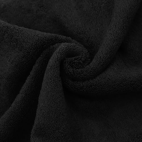 Miniatura 8 de Juego de 3 toallas con monograma, regalo personalizado, juego de 3 toallas bordadas con letras de bloque plateado, extra absorbentes, 100% algodón